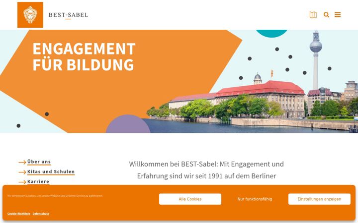 Posnetek zaslona best-sabel.de