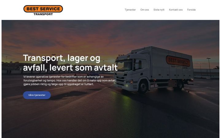 Screenshot of best-service.no