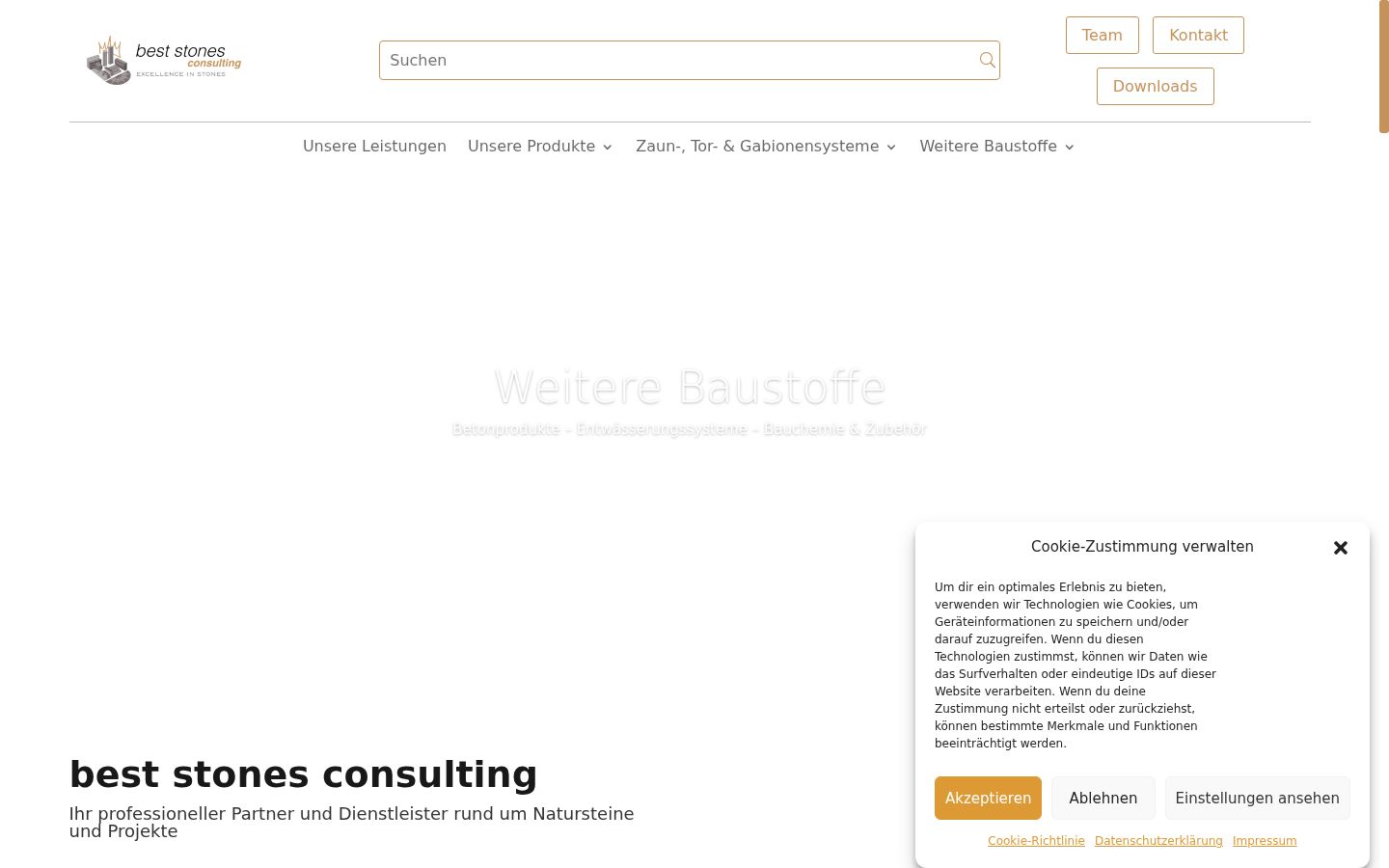 Captura de ecrã do banner de consentimento apresentado antes de qualquer interação