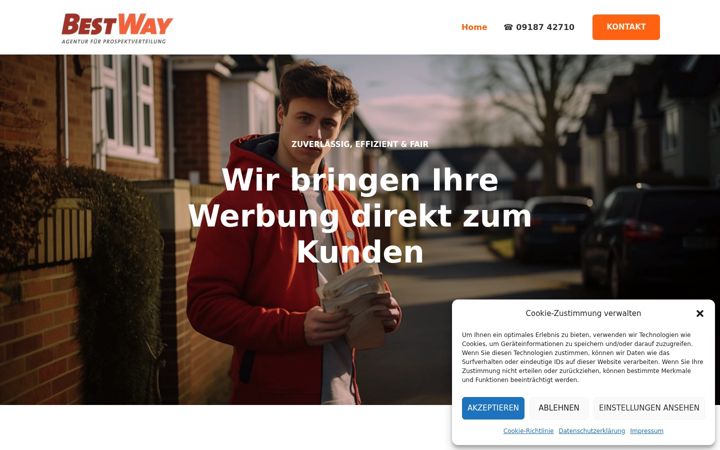 Screenshot of best-way-zustelldienst.de