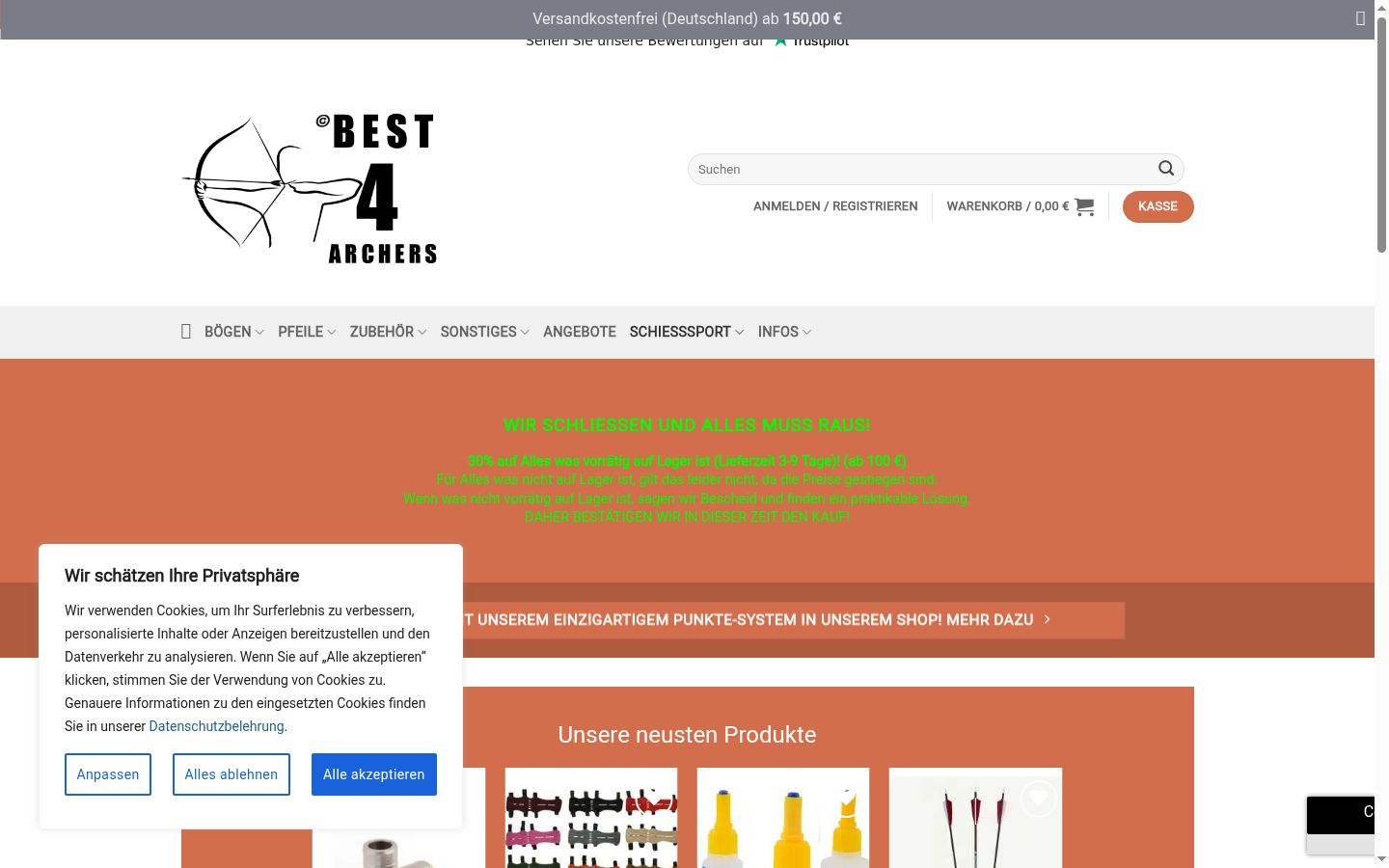 Sutikimo reklamjuostės, rodytos prieš bet kokią sąveiką, ekrano kopija