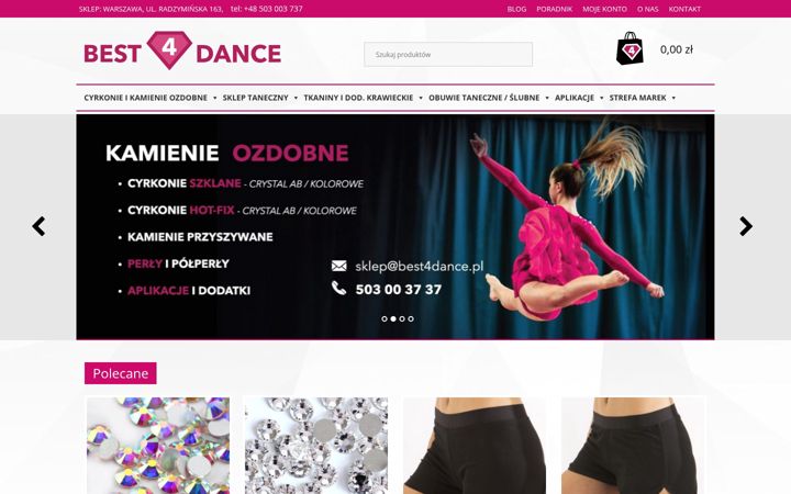 Captura de pantalla de best4dance.pl