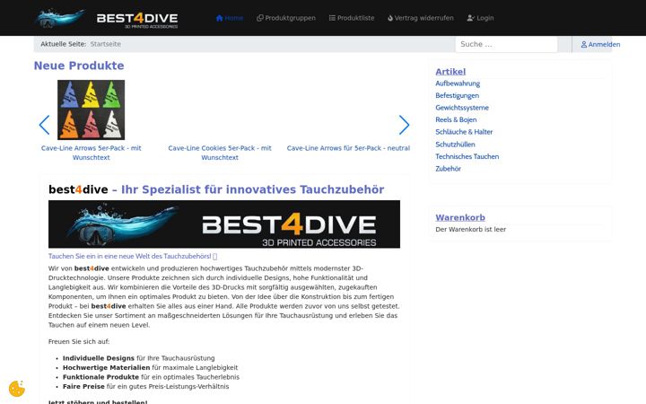 Screenshot of best4dive.de