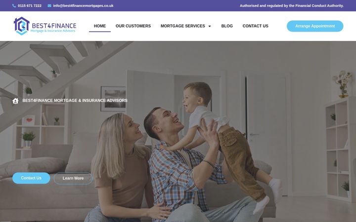 Screenshot of best4financemortgages.co.uk