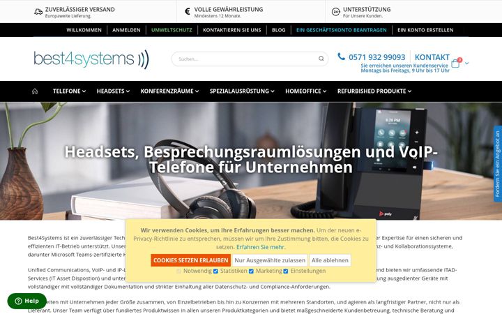 Screenshot of best4systems.de
