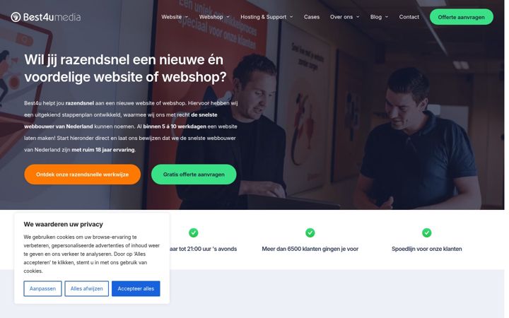 Zrzut ekranu best4u.nl