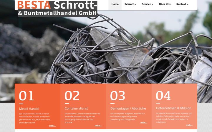 Screenshot of besta-metallhandel.at