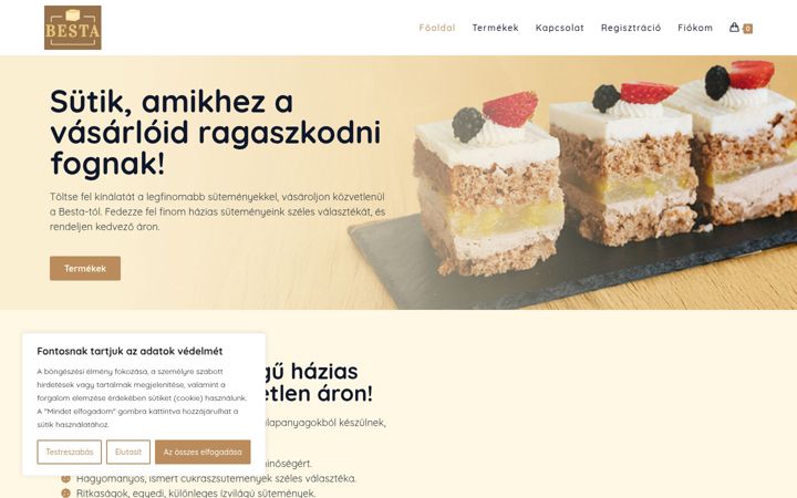 Screenshot of besta.hu