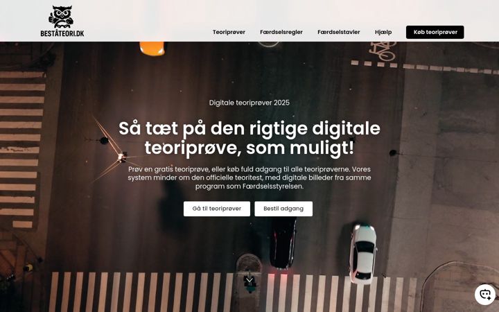 Screenshot of bestaateori.dk