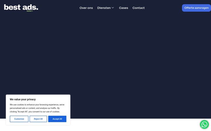 Screenshot of bestadsagency.com