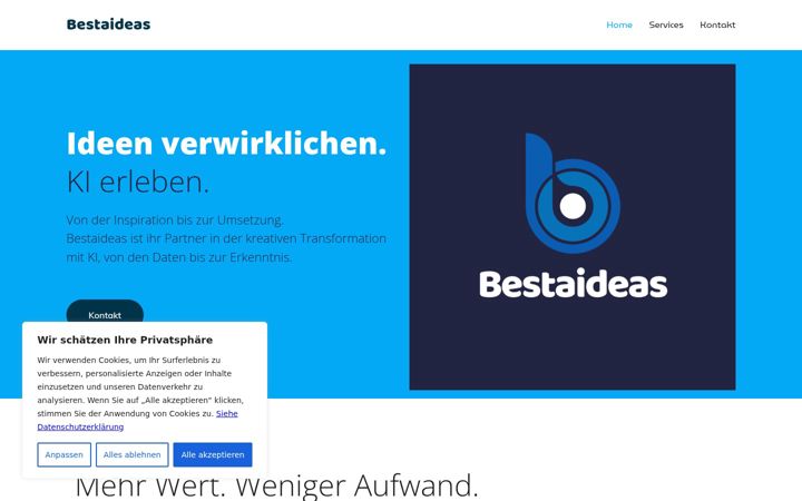 Screenshot of bestaideas.de