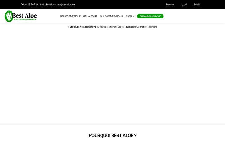 Screenshot of bestaloe.ma