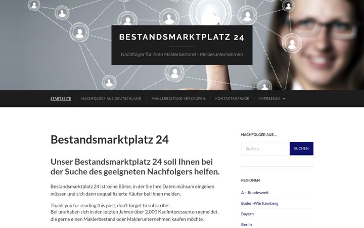 Ekrano kopija bestandsmarktplatz24.de