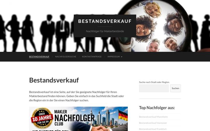 Screenshot of bestandsverkauf24.de