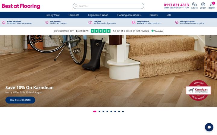 Screenshot of bestatflooring.co.uk