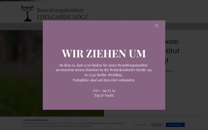 Screenshot of bestatter-am-gierkeplatz.de