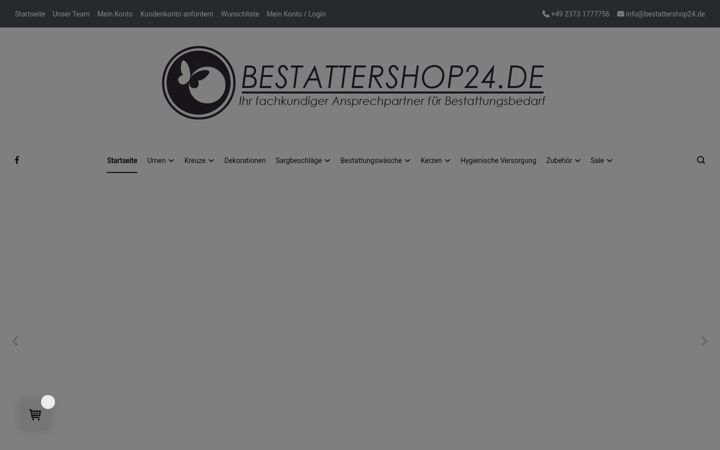 Screenshot of bestattershop24.de