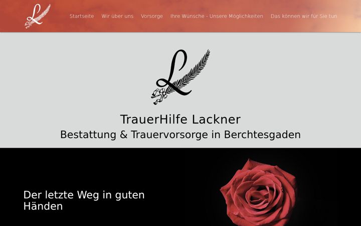 Screenshot di bestattung-berchtesgaden.de