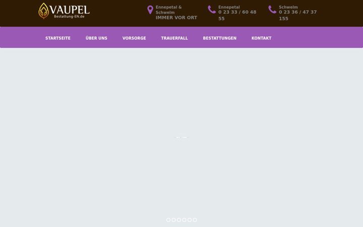 Screenshot of bestattung-ennepetal.de