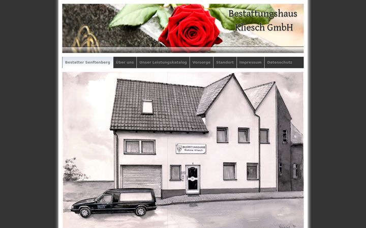Screenshot of bestattung-kliesch.de