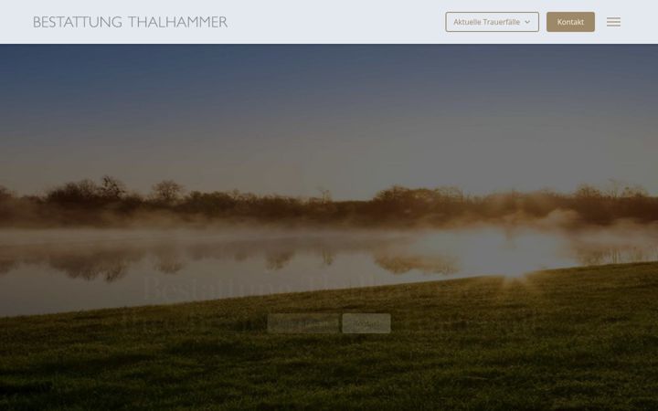 Screenshot of bestattung-thalhammer.at