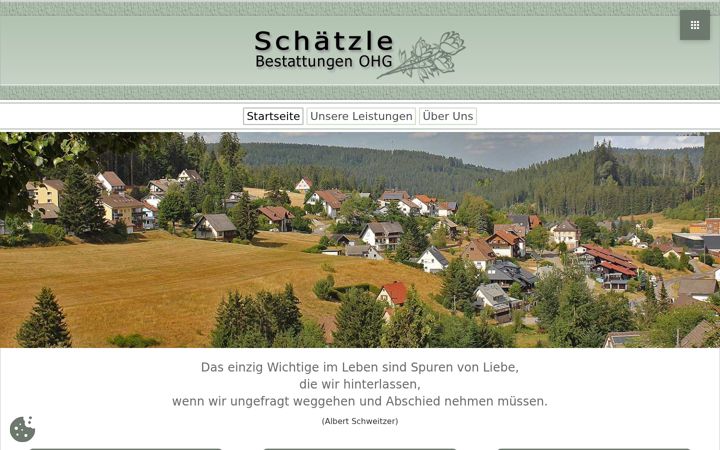 Screenshot of bestattungen-bisch.de
