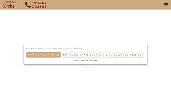 Screenshot of bestattungen-brobeil.de
