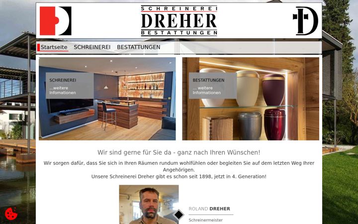 Screenshot of bestattungen-dreher.de