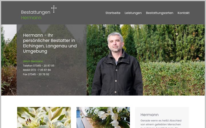 Screenshot of bestattungen-elchingen.de