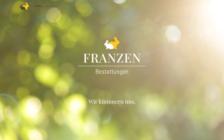 Screenshot of bestattungen-franzen.de