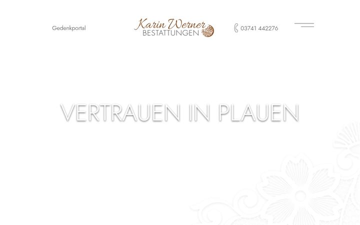 Screenshot ta' bestattungen-karin-werner.de