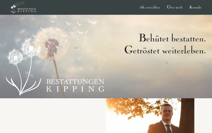 Screenshot of bestattungen-kipping.de