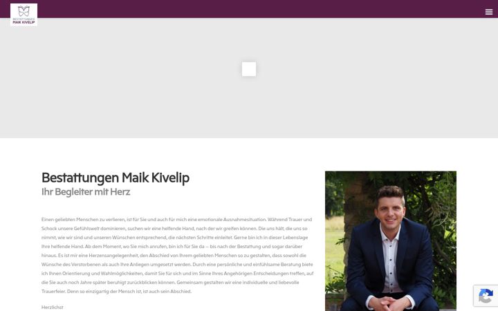 Screenshot von bestattungen-kivelip.de