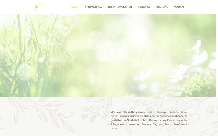Screenshot of bestattungen-martens.de