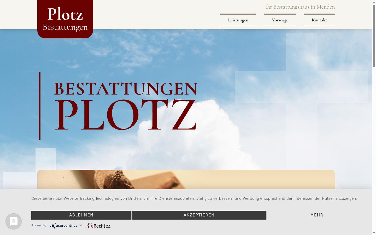 Screenshot van de toestemmingsbanner zoals getoond vóór enige interactie