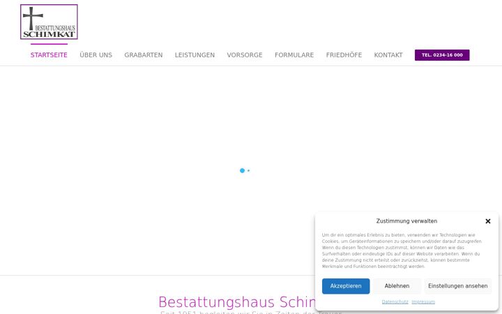 Screenshot του bestattungen-schimkat.de