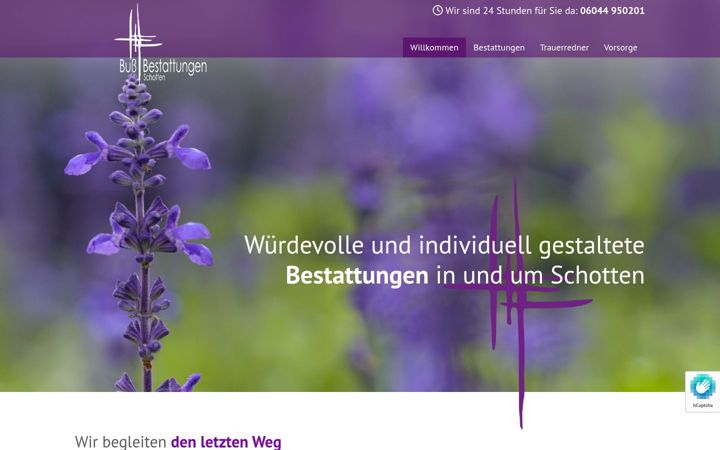 Screenshot of bestattungen-schotten.de