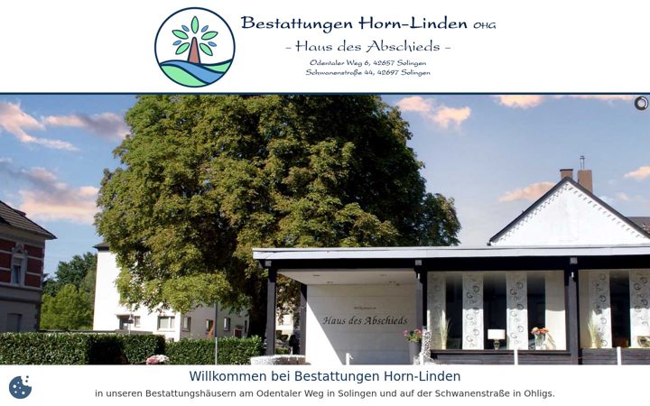 Screenshot of bestattungen-solingen.de