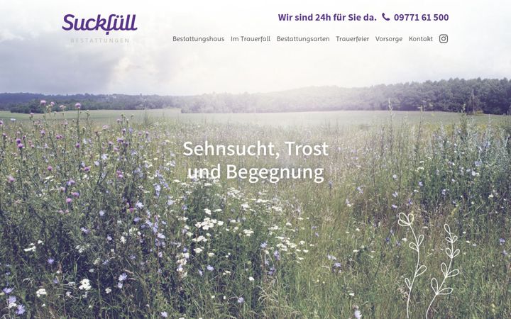 Screenshot von bestattungen-suckfuell.de