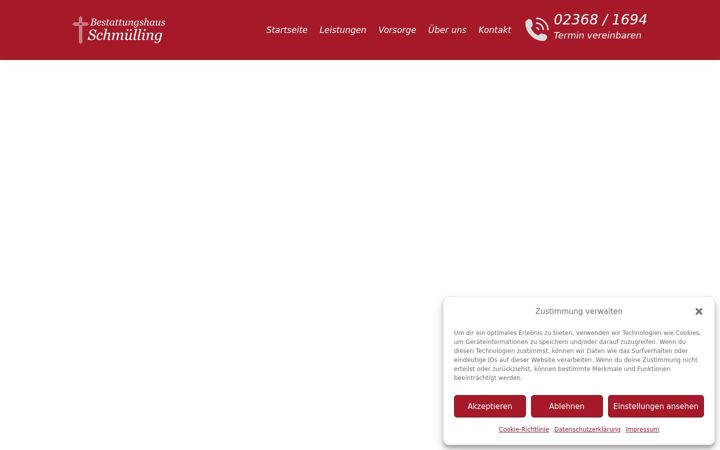 Screenshot of bestattungshaus-schmuelling.de