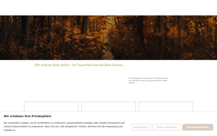 Screenshot of bestattungshaus-stenger.de