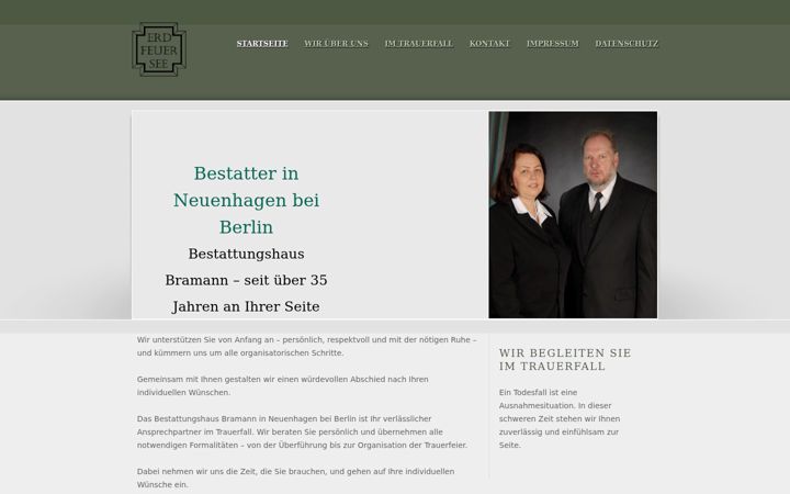 Zrzut ekranu bestattungshausbramann.de