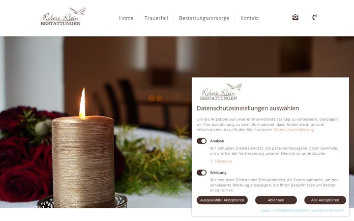Screenshot of bestattungsinstitut-bestattungen.de