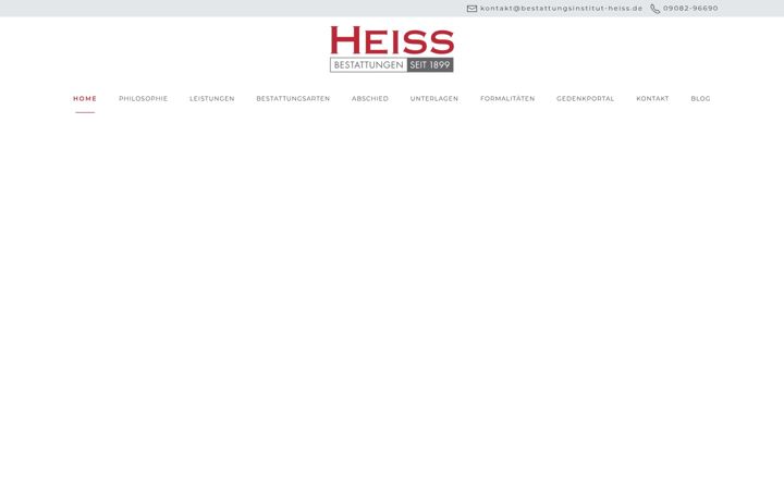 Screenshot of bestattungsinstitut-heiss.de