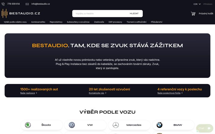 Screenshot van bestaudio.cz
