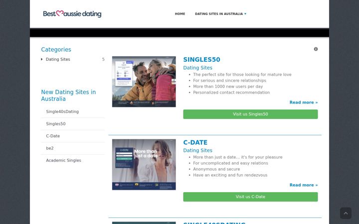 Screenshot of bestaussiedatingsites.com