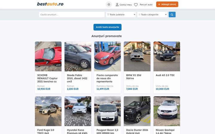 Screenshot of bestauto.ro