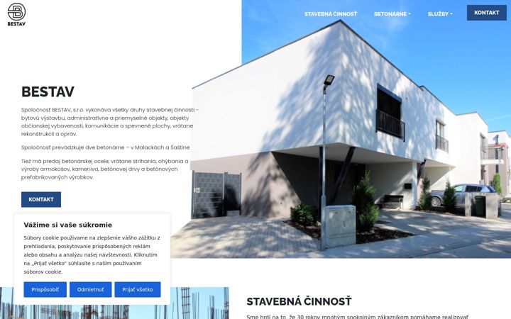 Screenshot of bestav.sk