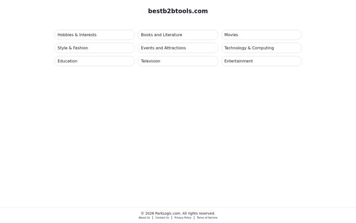 Screenshot of bestb2btools.com
