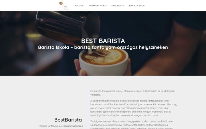 Screenshot of bestbarista.hu